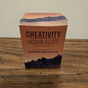 Creativity Indian Agate Candle with Essential Oils